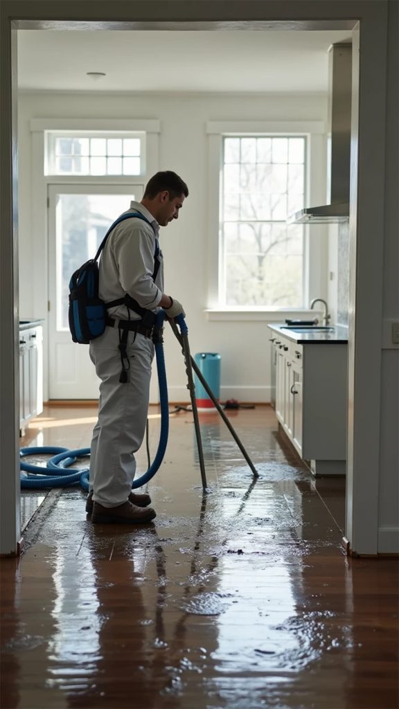 our companys water damage restoration expert