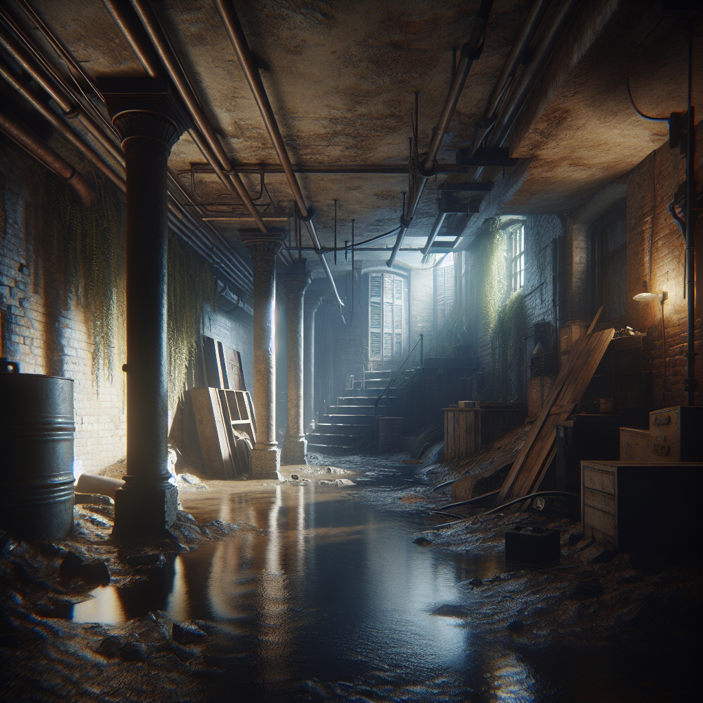 Flooded Basement Cleanup and Restoration in Dover