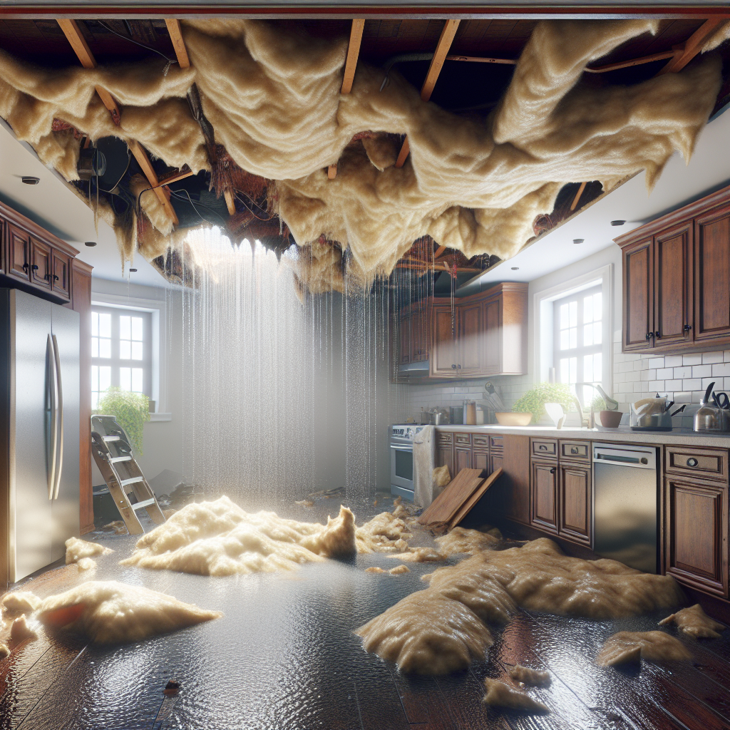 Ceiling Water Damage Restoration in Salem