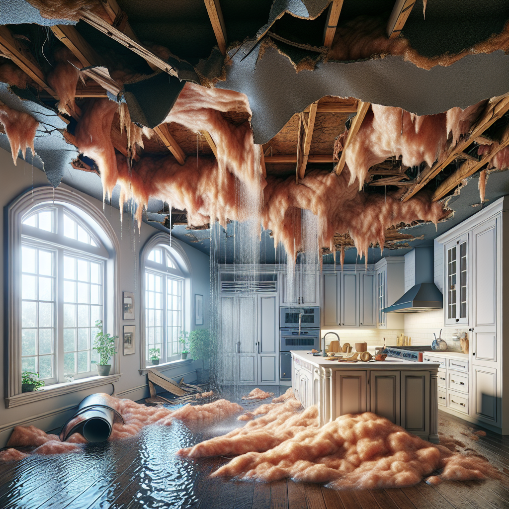 Ceiling Water Damage Restoration in Southborough