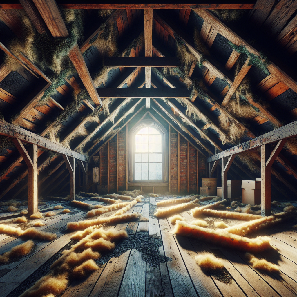 Attic Water Damage Restoration in Peabody