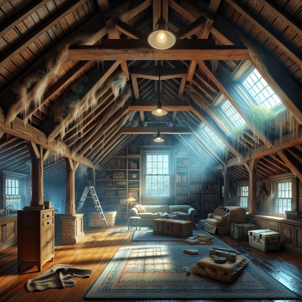 Attic Water Damage Restoration in Lynn