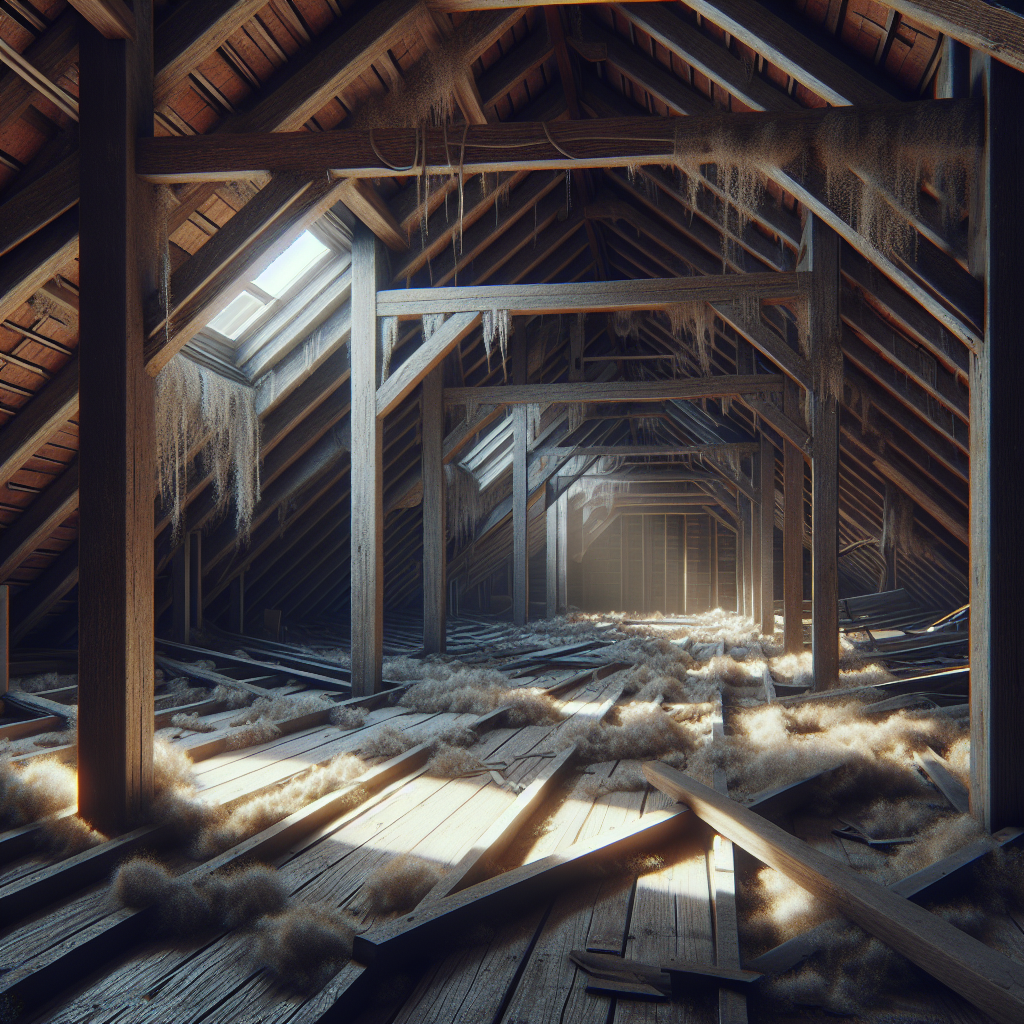 Attic Water Damage Restoration in Weston