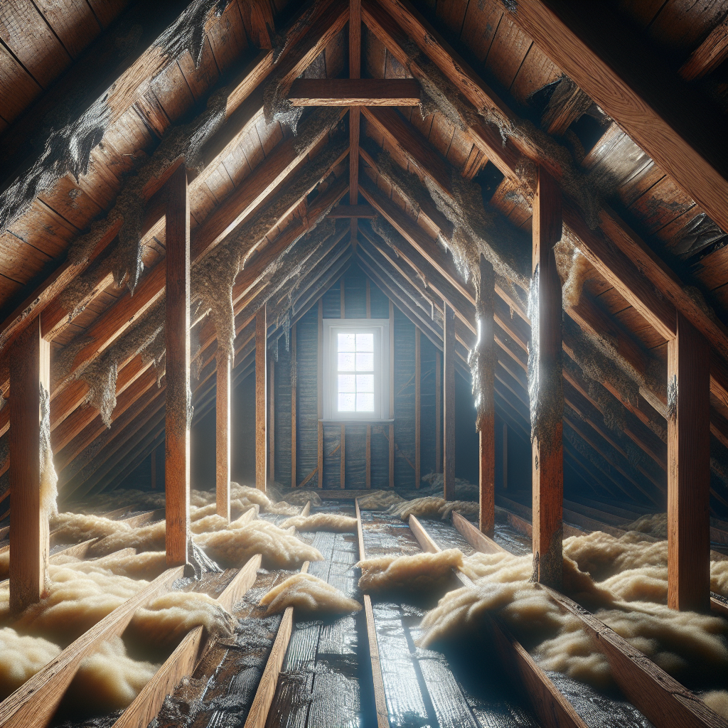 Attic Water Damage Restoration in Lincoln
