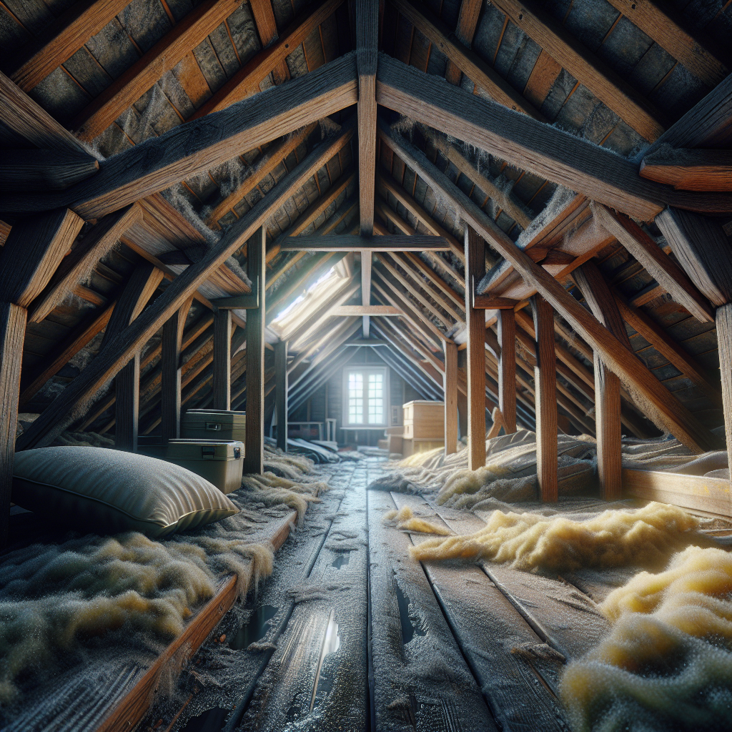 Attic Water Damage Restoration in Needham
