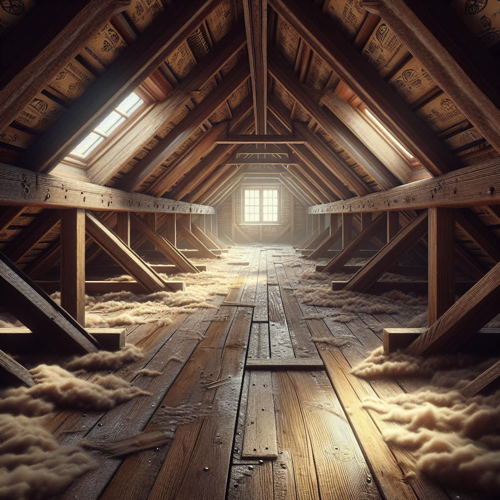 Attic Water Damage Restoration in Dover