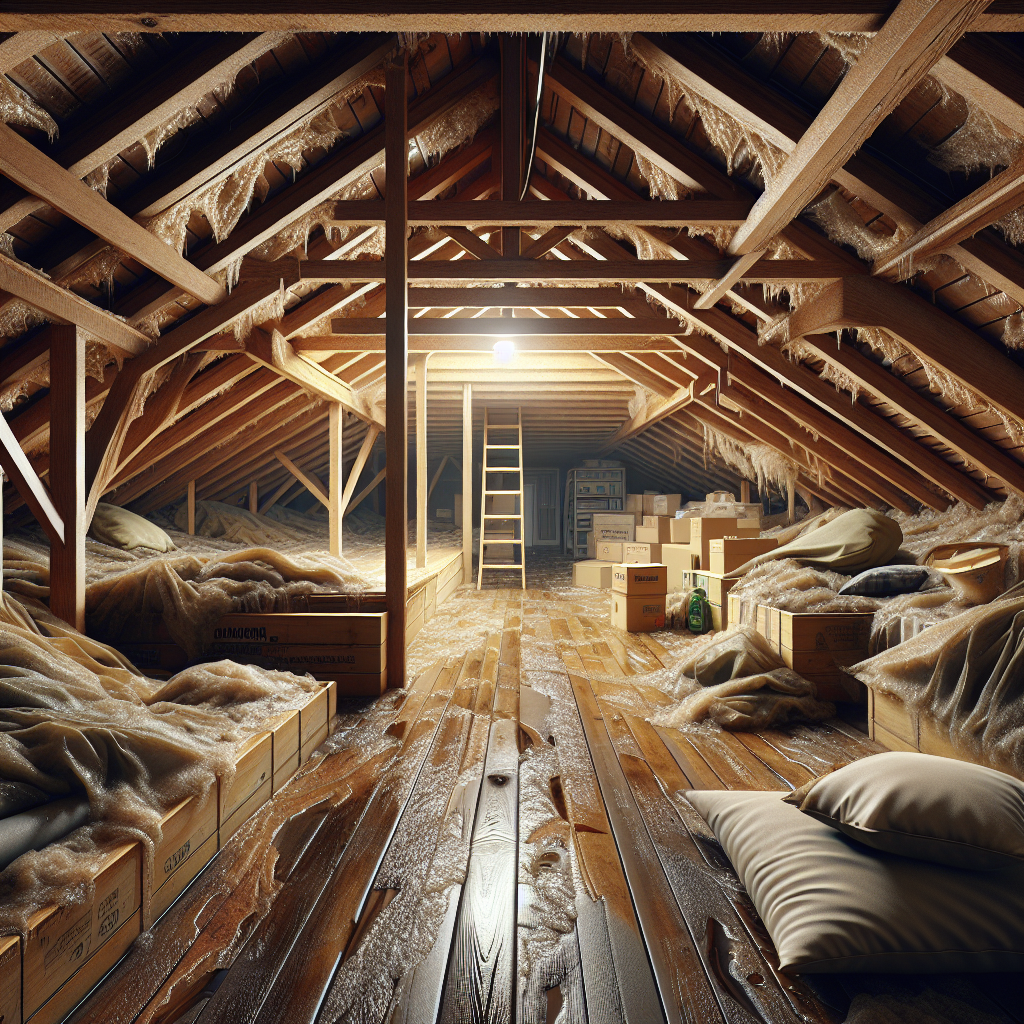 Attic Water Damage Restoration in Marlborough