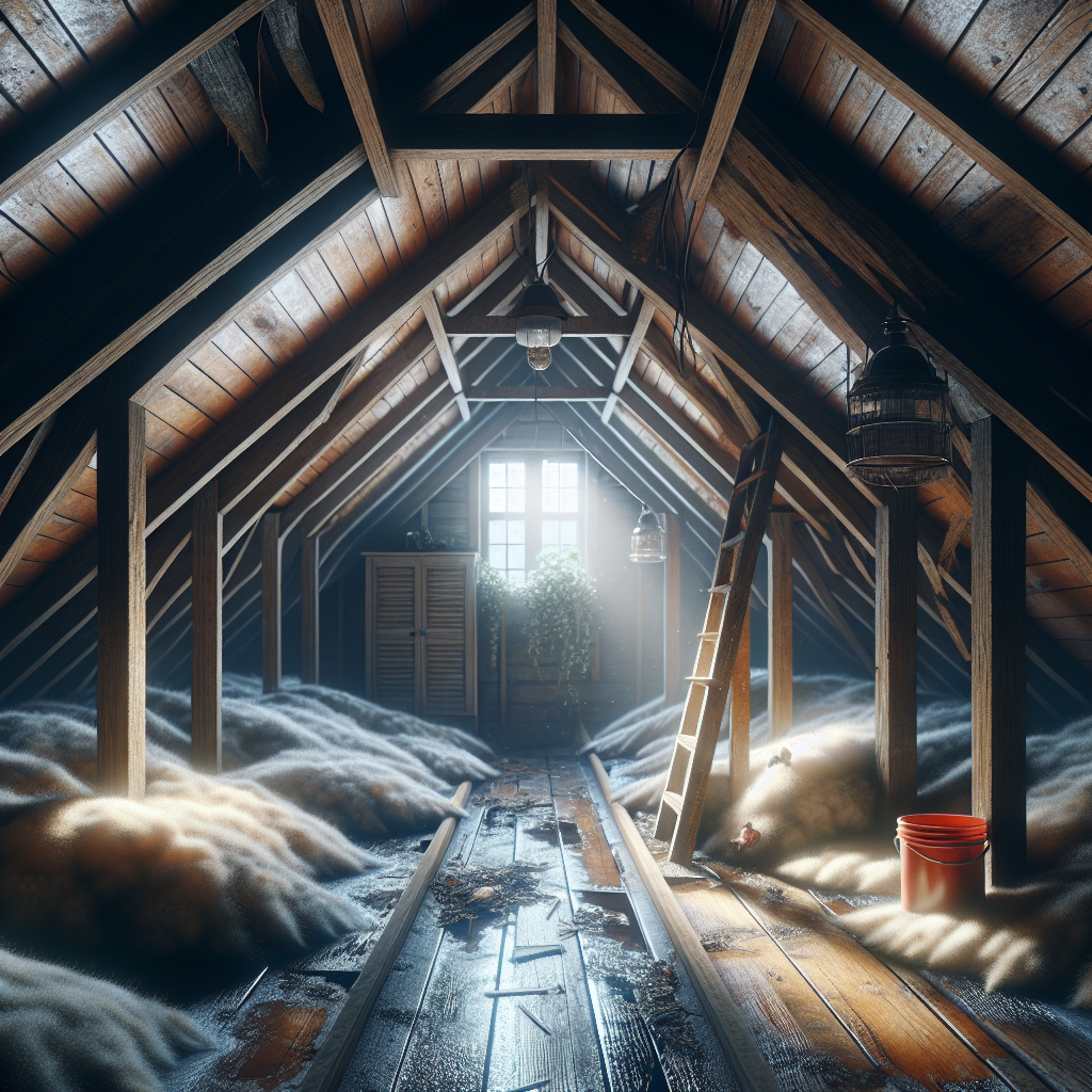 Attic Water Damage Restoration in Ashland