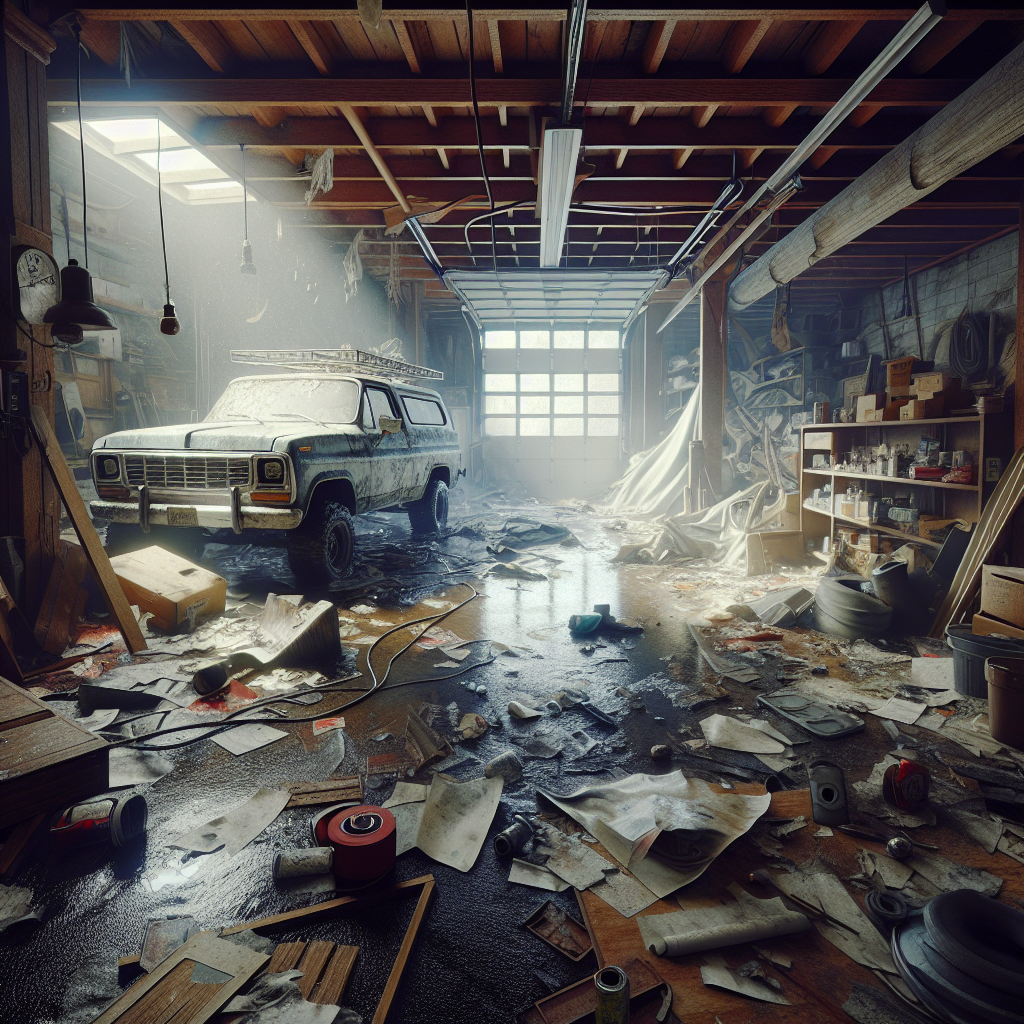 Garage Water Damage Restoration in Marblehead