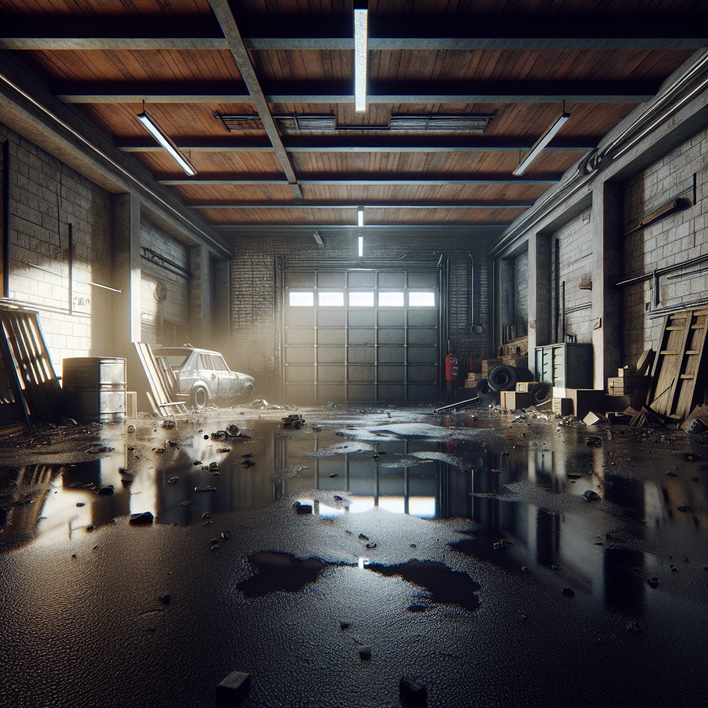 Garage Water Damage Restoration in Lynn