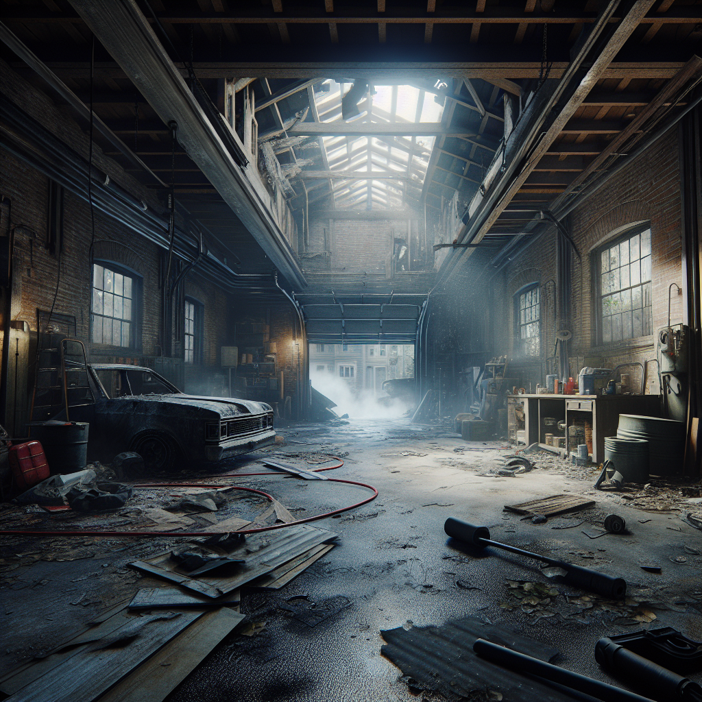 Garage Water Damage Restoration in Concord