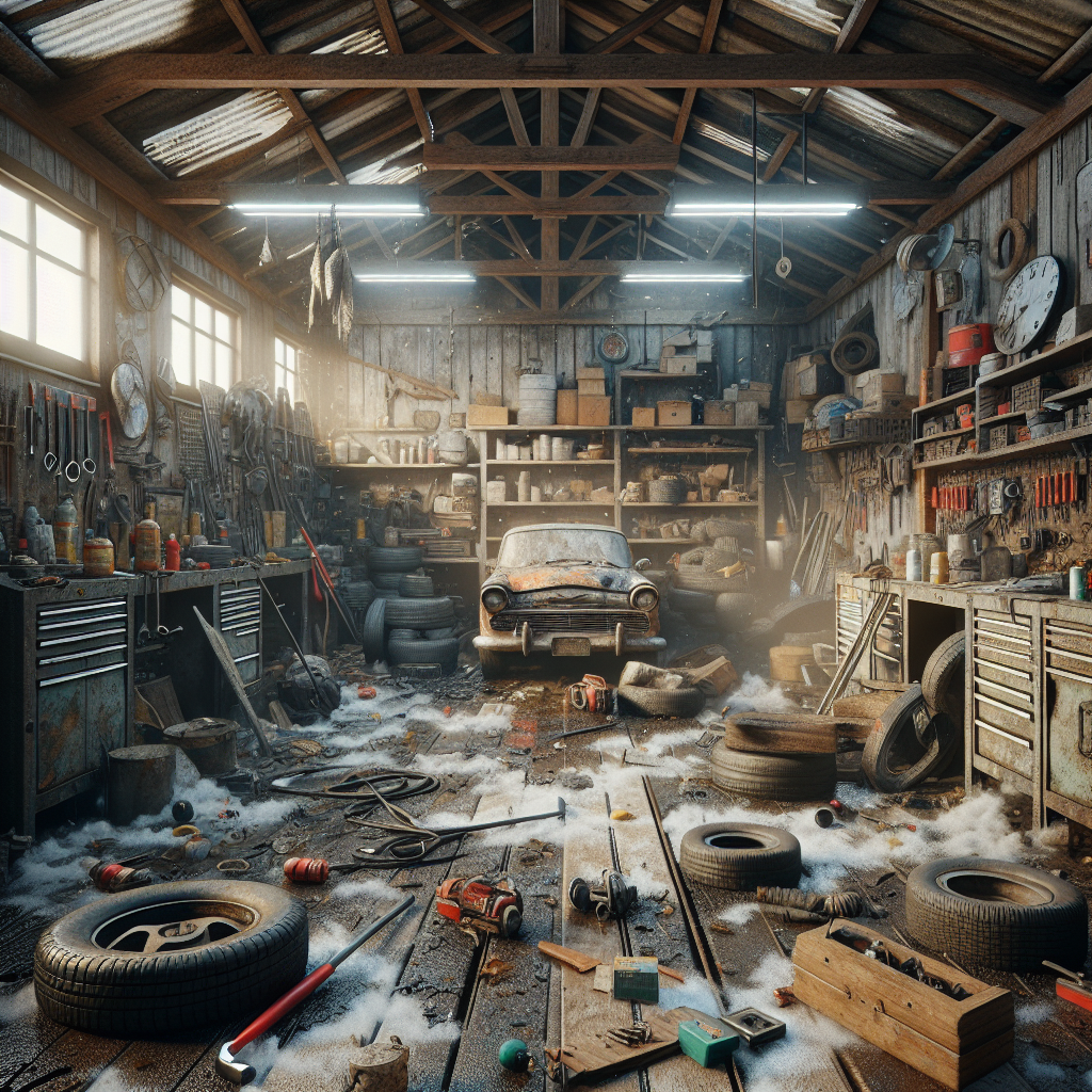 Garage Water Damage Restoration in Newton