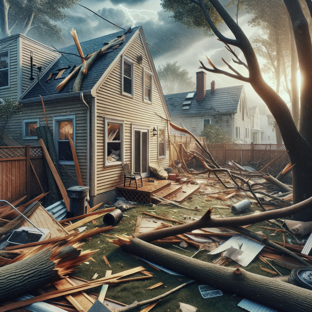 Storm Damage Restoration in Peabody