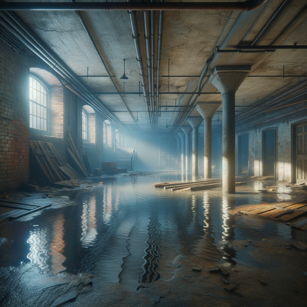 Flooded Basement Cleanup and Restoration in Natick