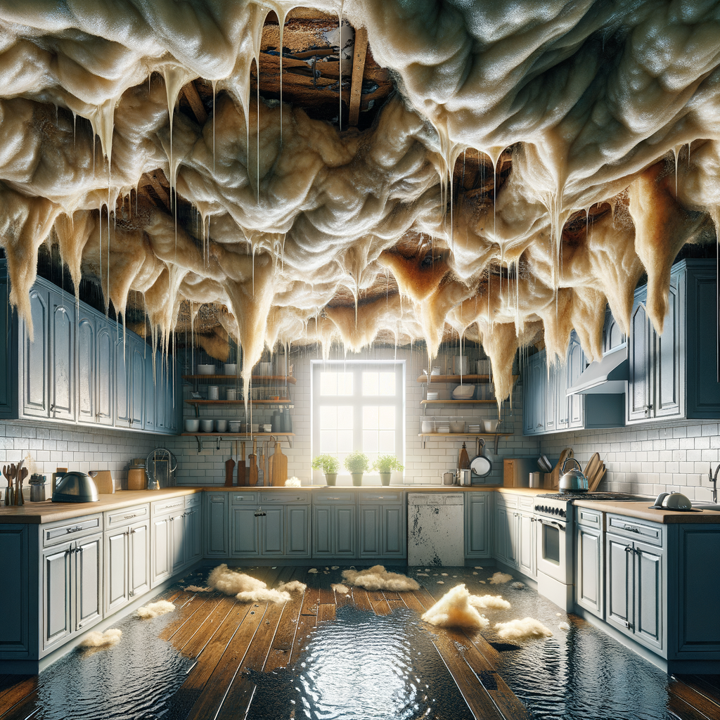 Ceiling Water Damage Restoration in Milton