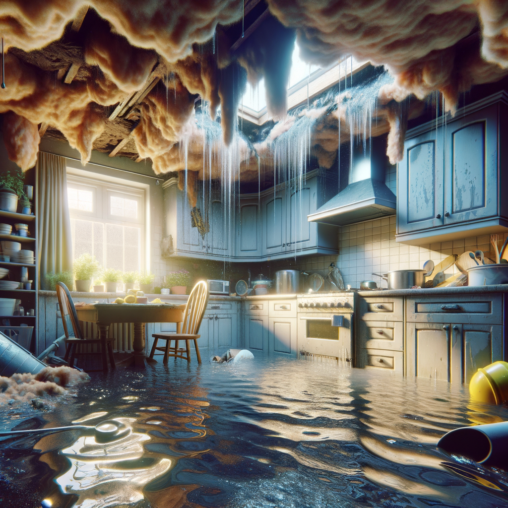 Ceiling Water Damage Restoration in Gloucester