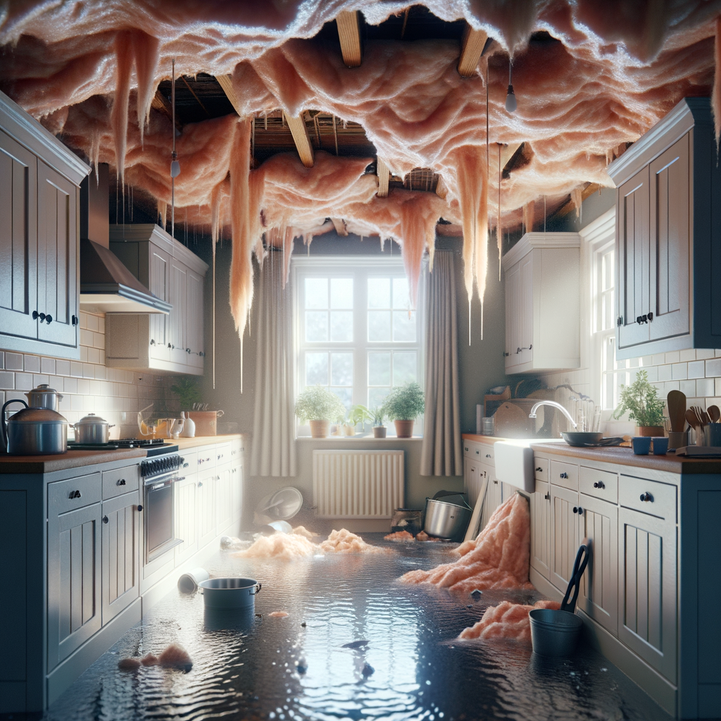 Ceiling Water Damage Restoration in Ipswich