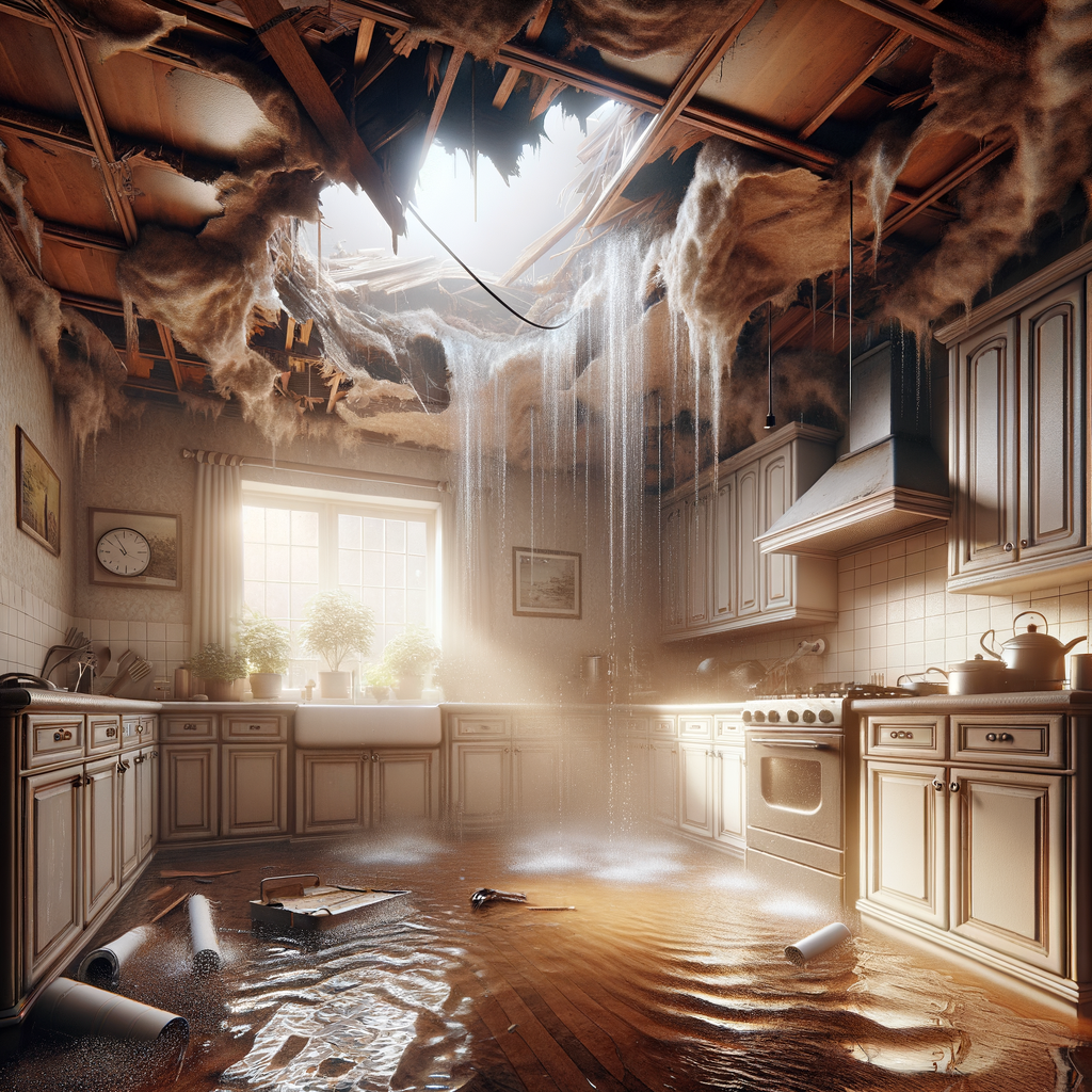Ceiling Water Damage Restoration in Methuen