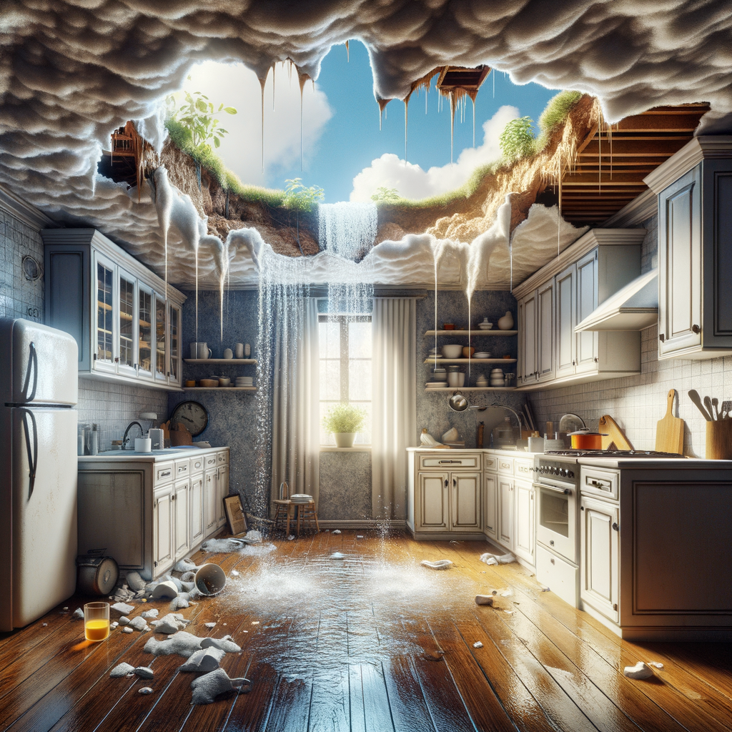 Ceiling Water Damage Restoration in Nahant