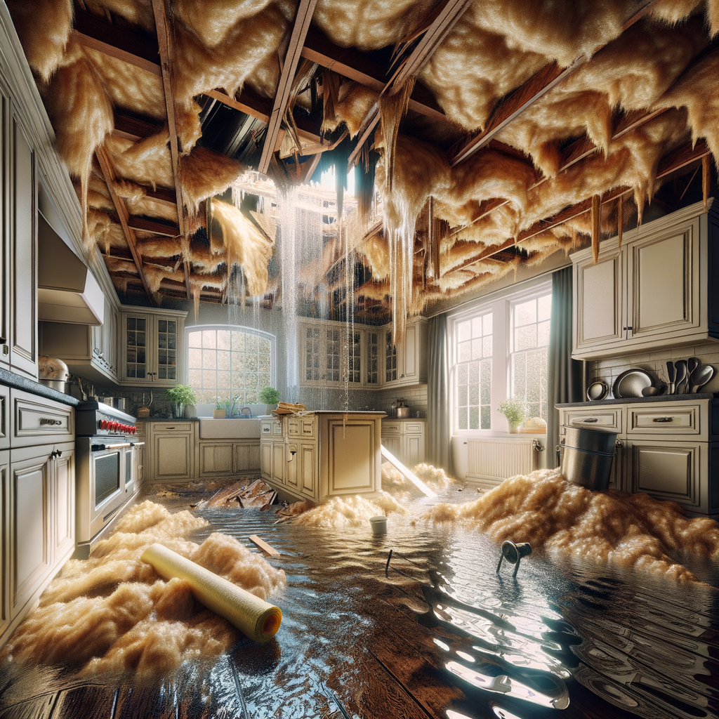 Ceiling Water Damage Restoration in Wenham
