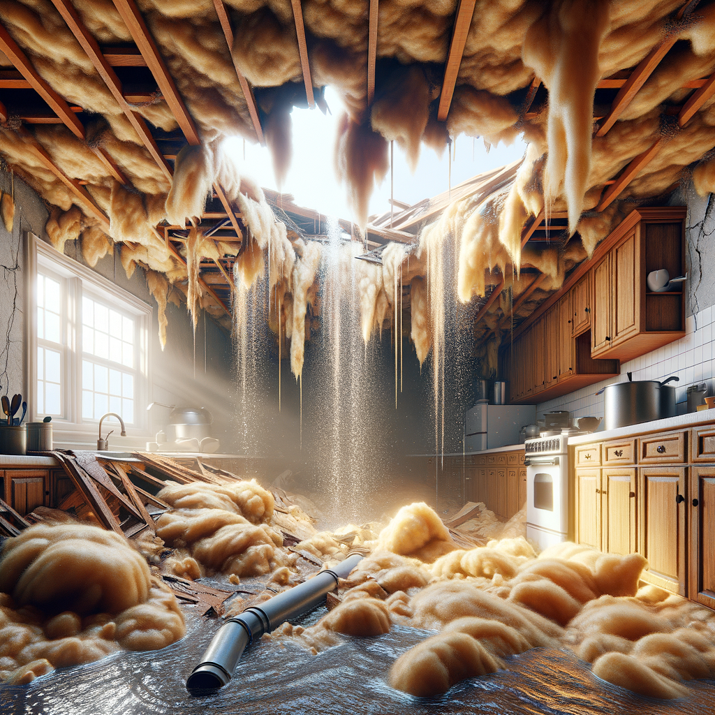 Ceiling Water Damage Restoration in Sudbury