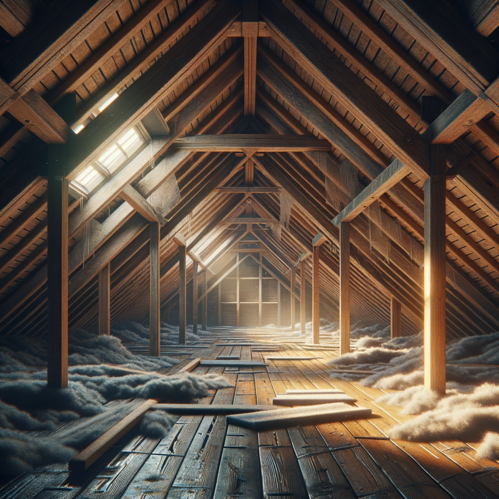 Attic Water Damage Restoration in Milton