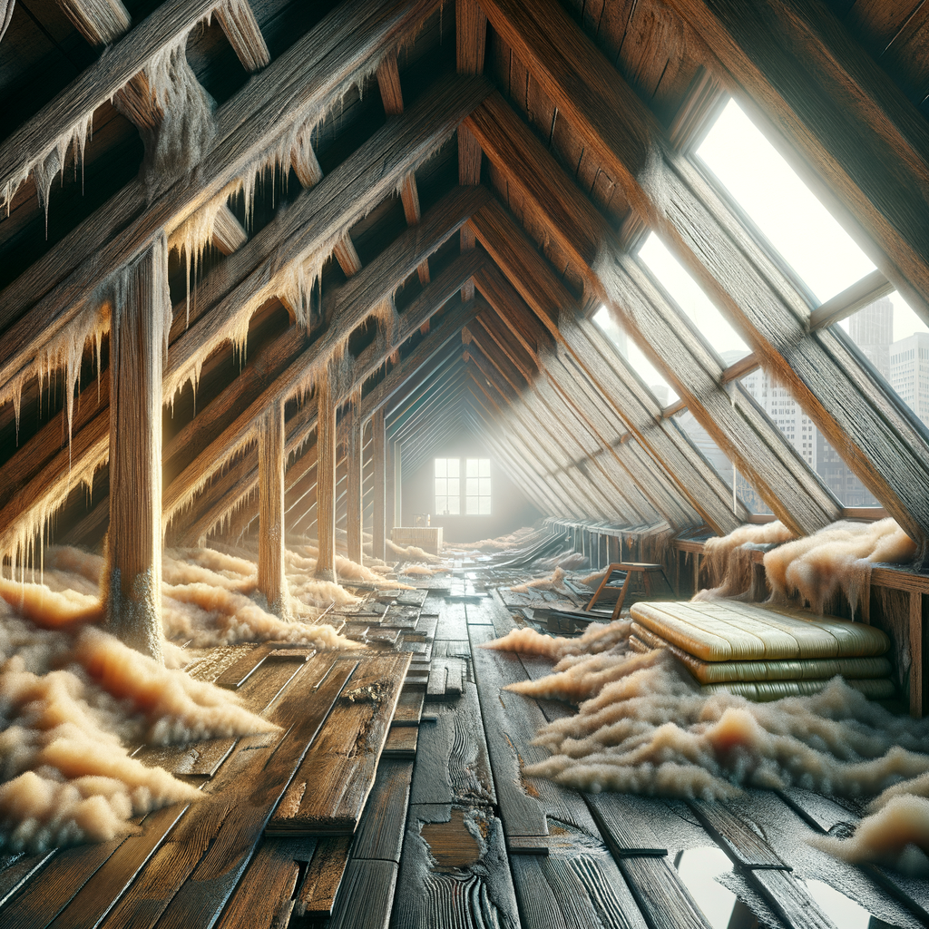 Attic Water Damage Restoration in Somerville