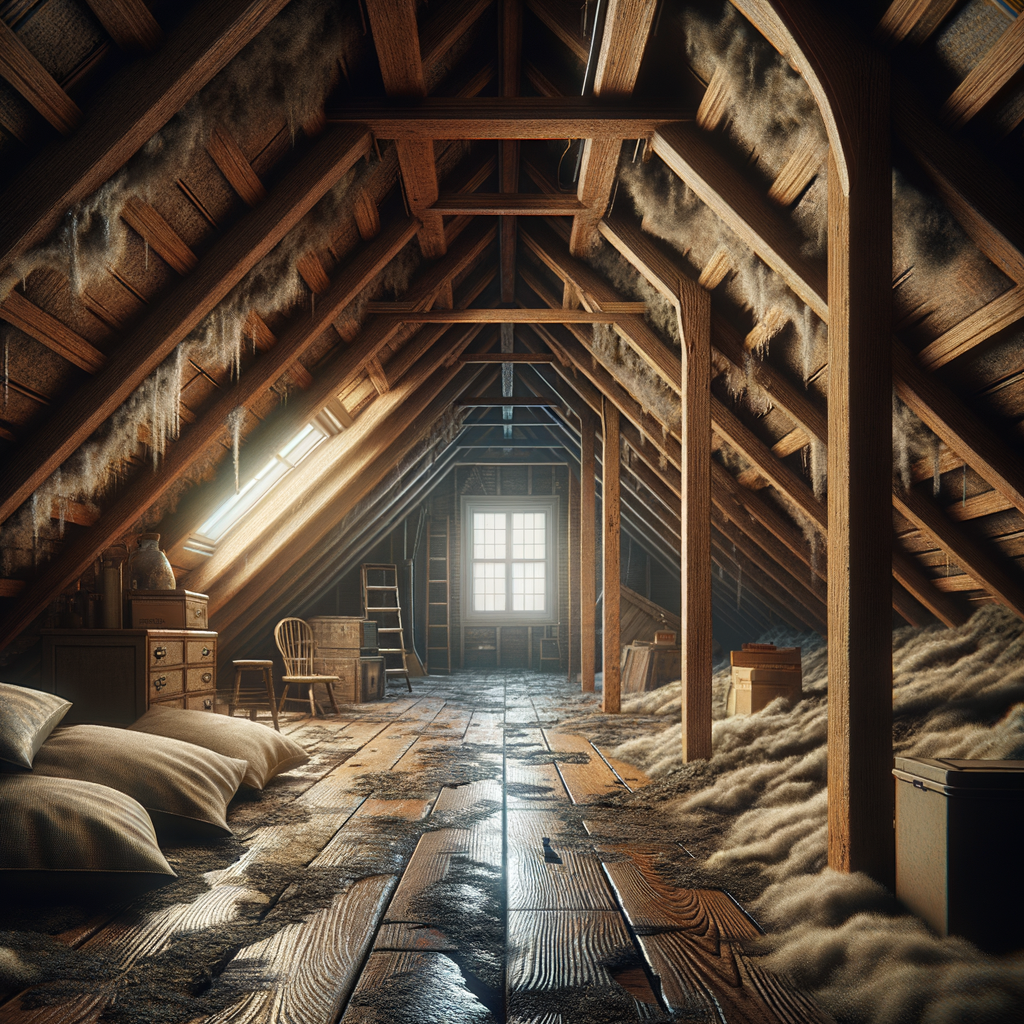 Attic Water Damage Restoration in Saugus