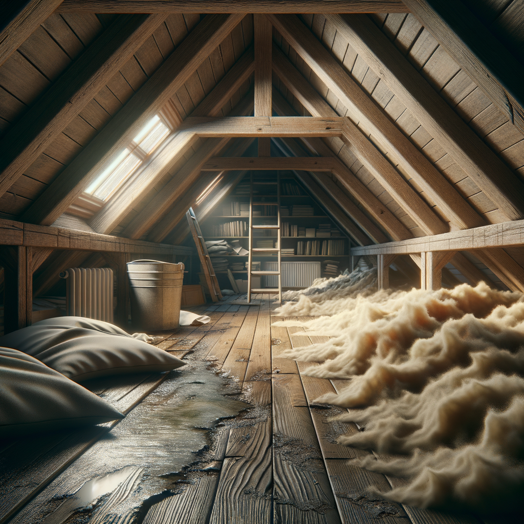 Attic Water Damage Restoration in Hopkinton