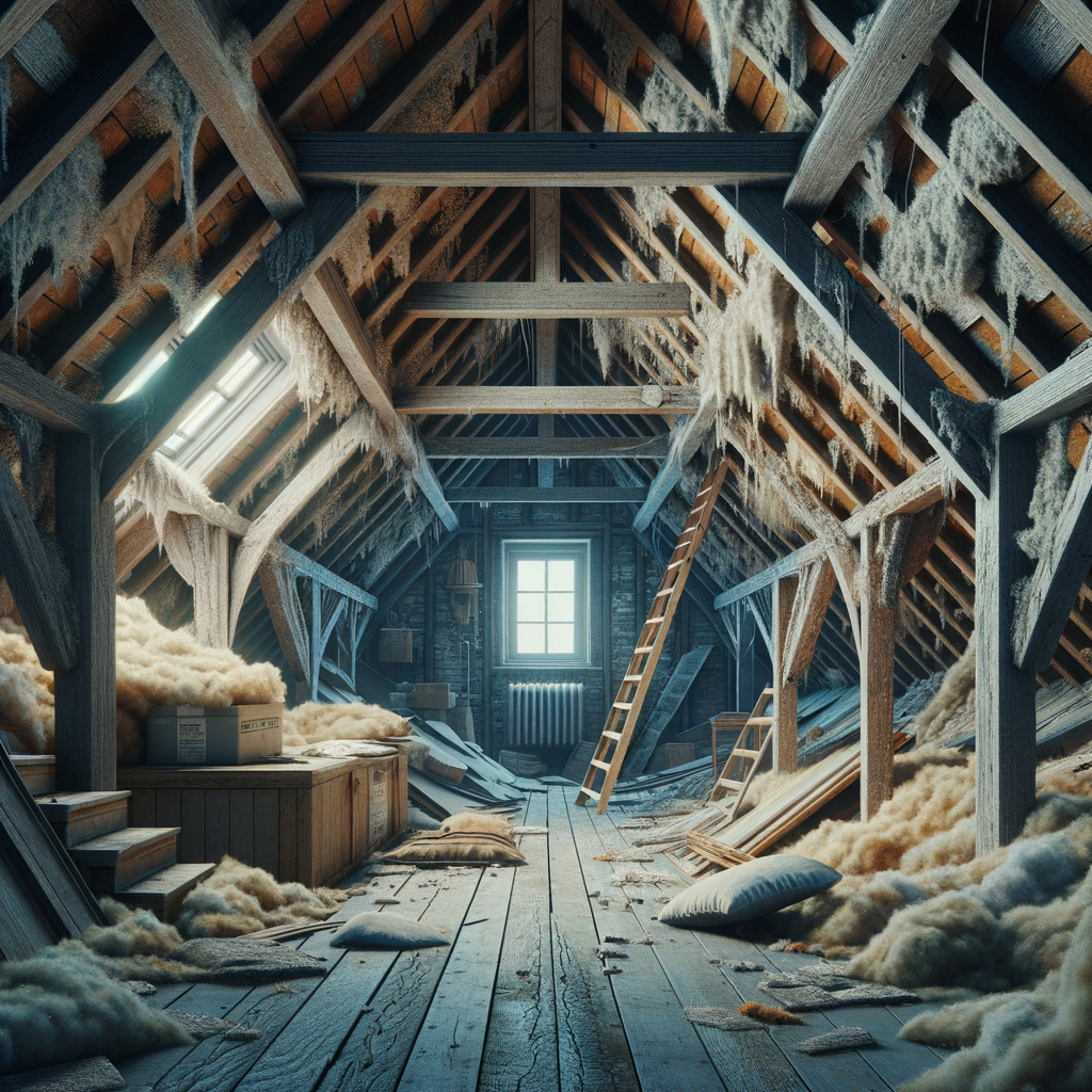 Attic Water Damage Restoration in Natick