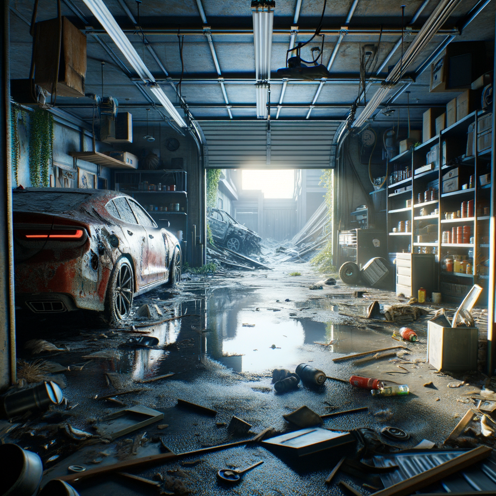 Garage Water Damage Restoration in Revere