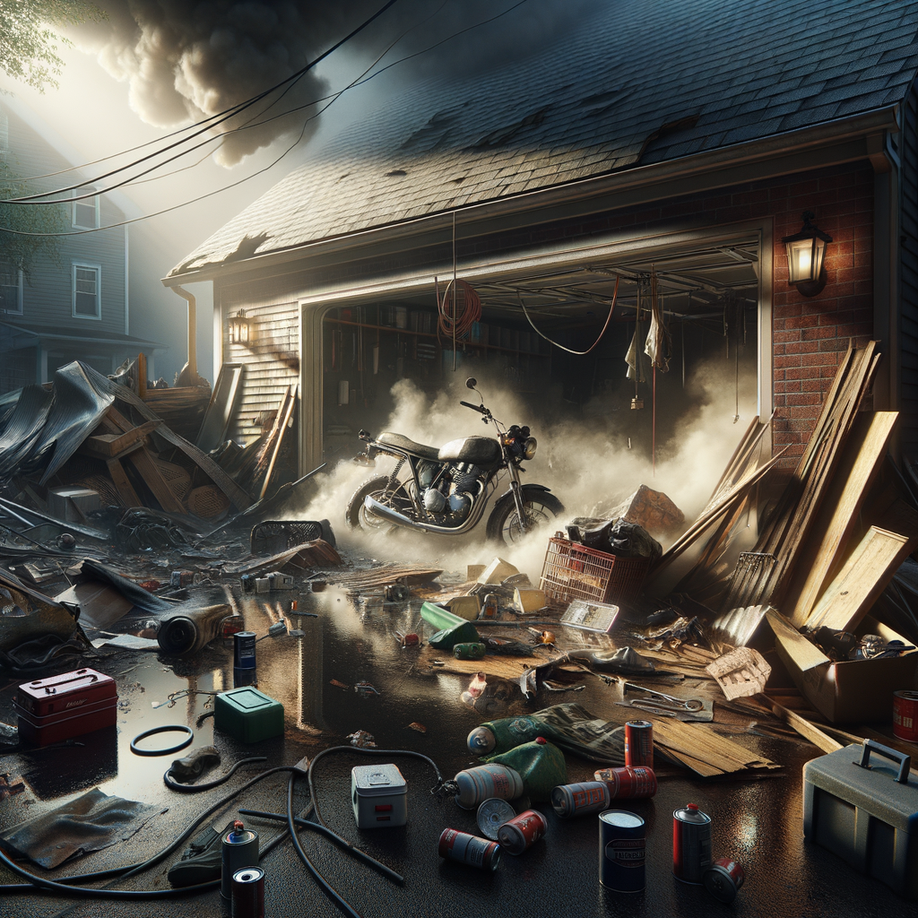 Garage Water Damage Restoration in Somerville