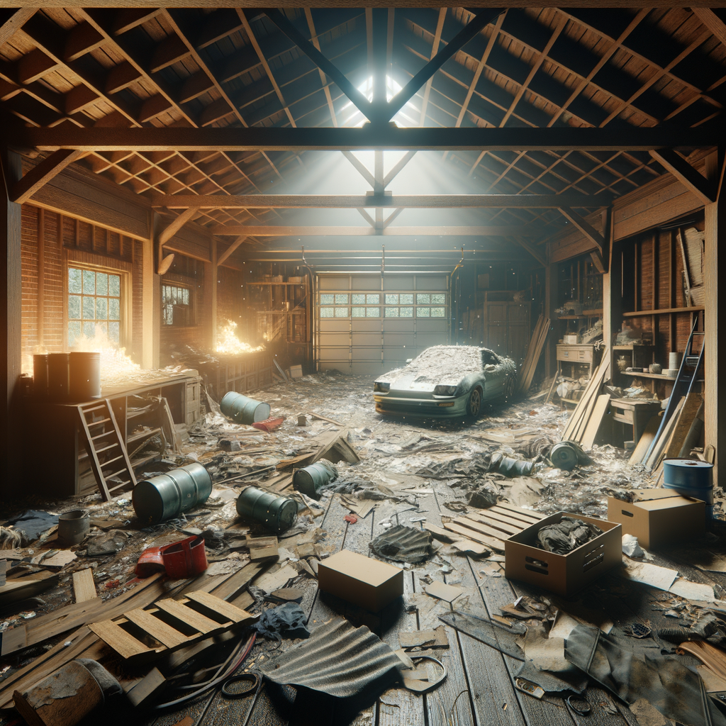 Garage Water Damage Restoration in Danvers