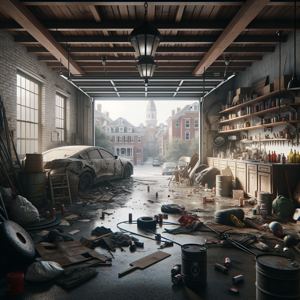 Garage Water Damage Restoration in Georgetown