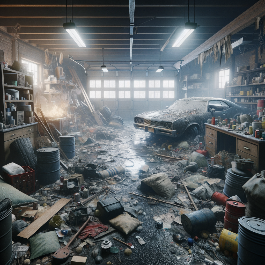 Garage Water Damage Restoration in Hamilton