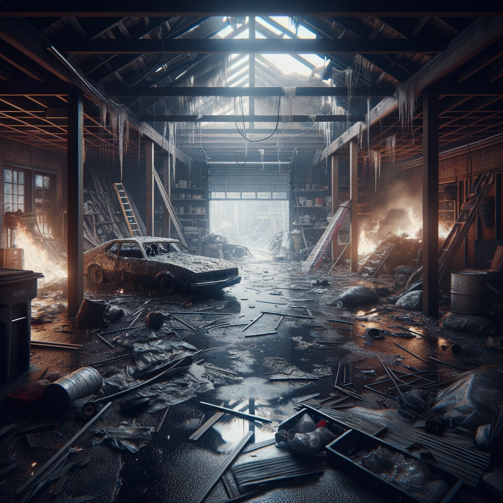 Garage Water Damage Restoration in Nahant