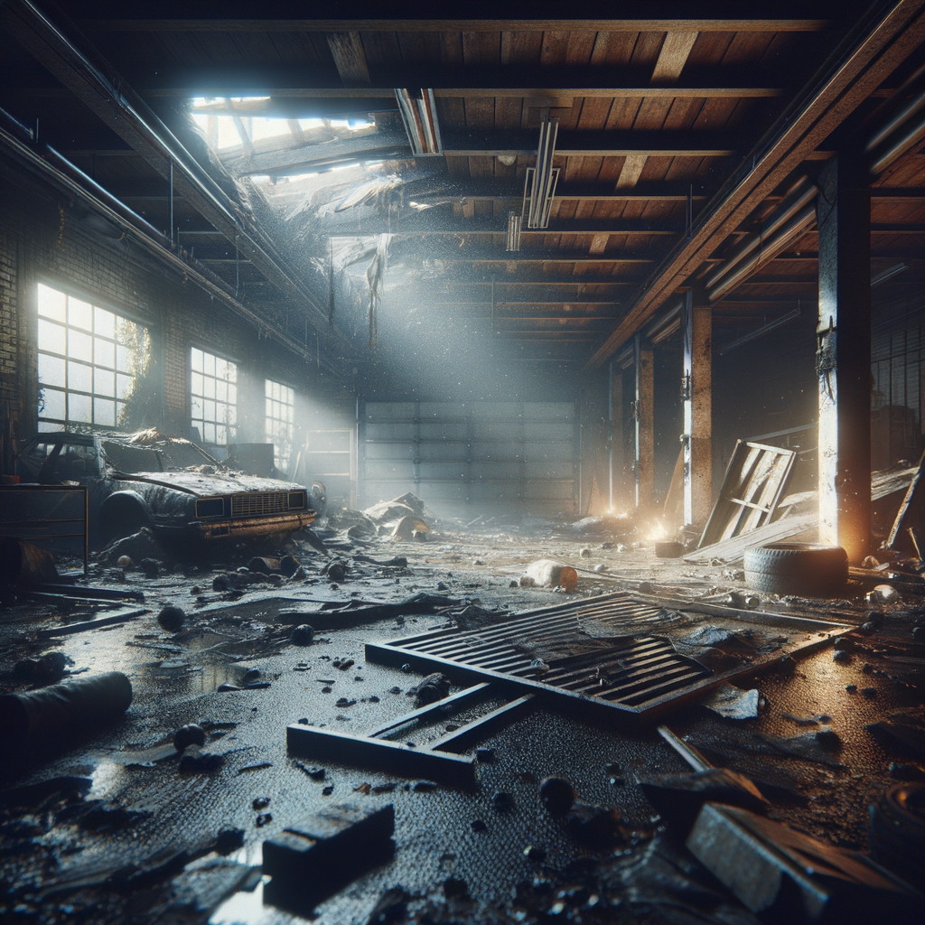 Garage Water Damage Restoration in Wenham