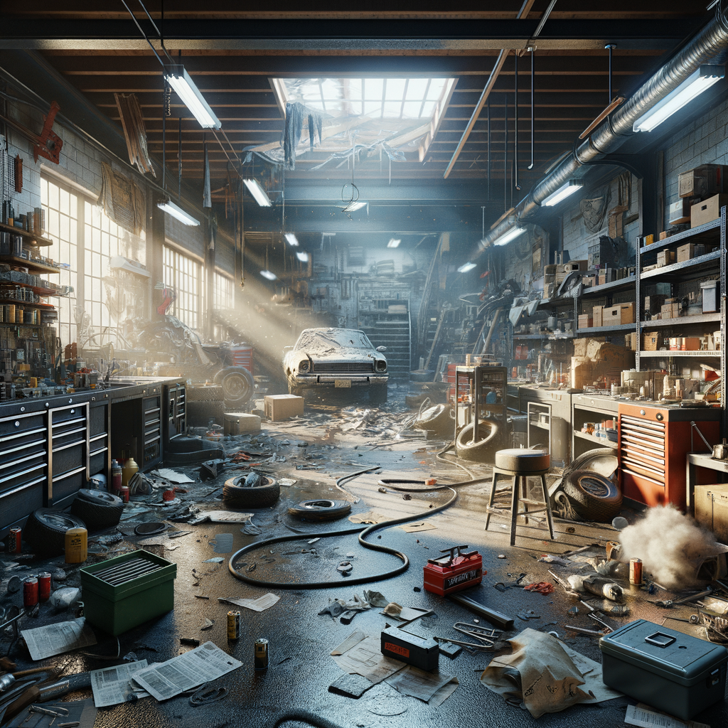 Garage Water Damage Restoration in Framingham