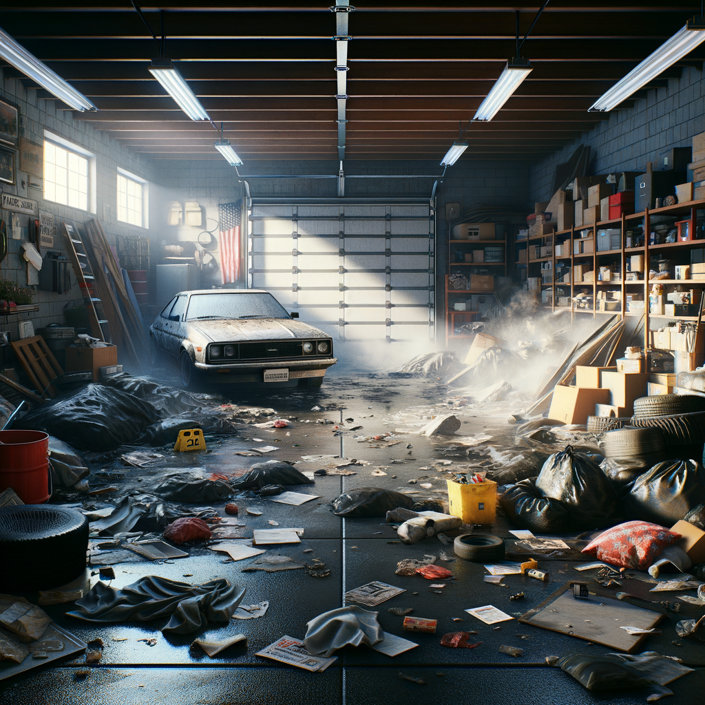 Garage Water Damage Restoration in Holliston