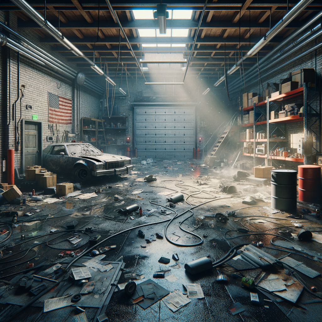 Garage Water Damage Restoration in Hopkinton