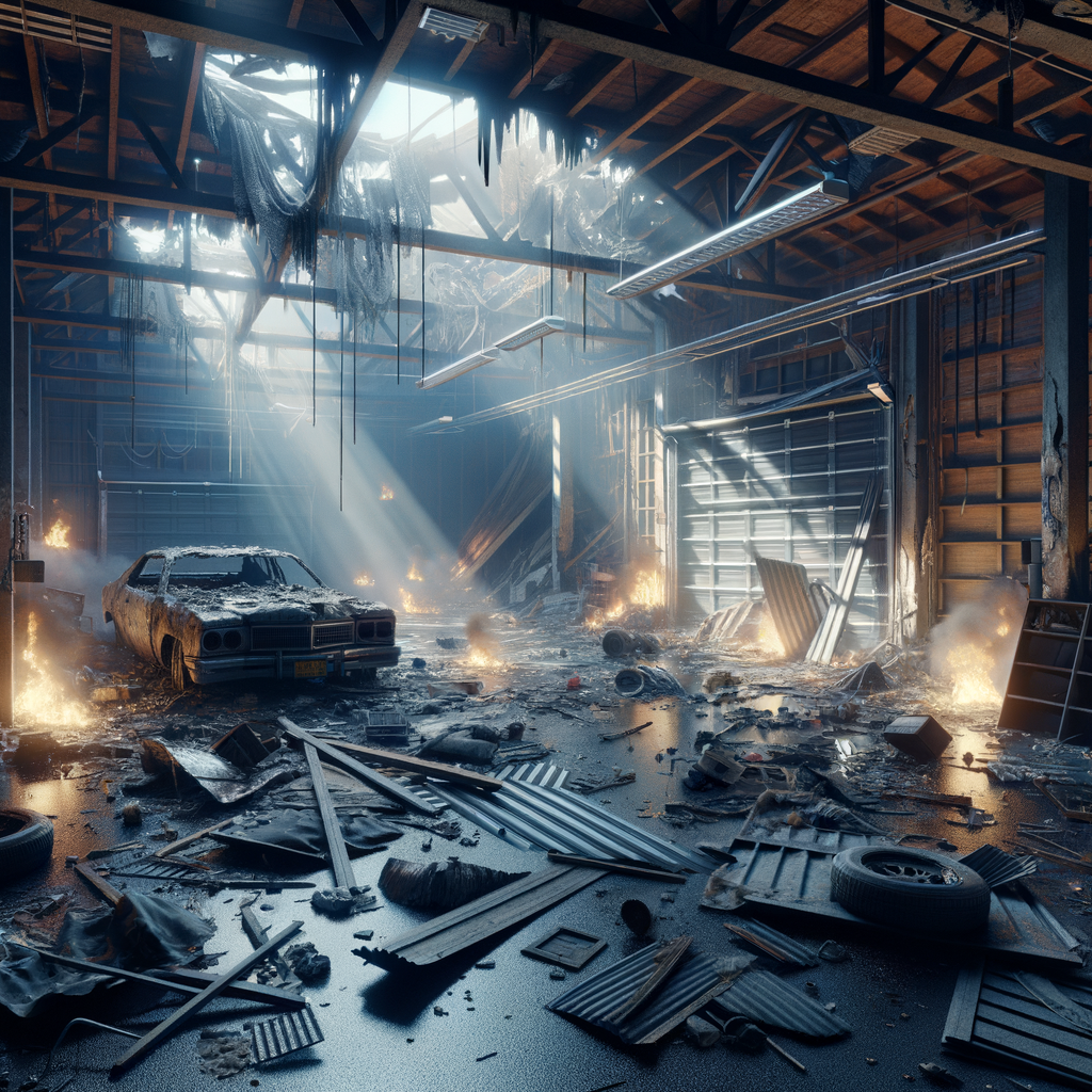 Garage Water Damage Restoration in Wayland