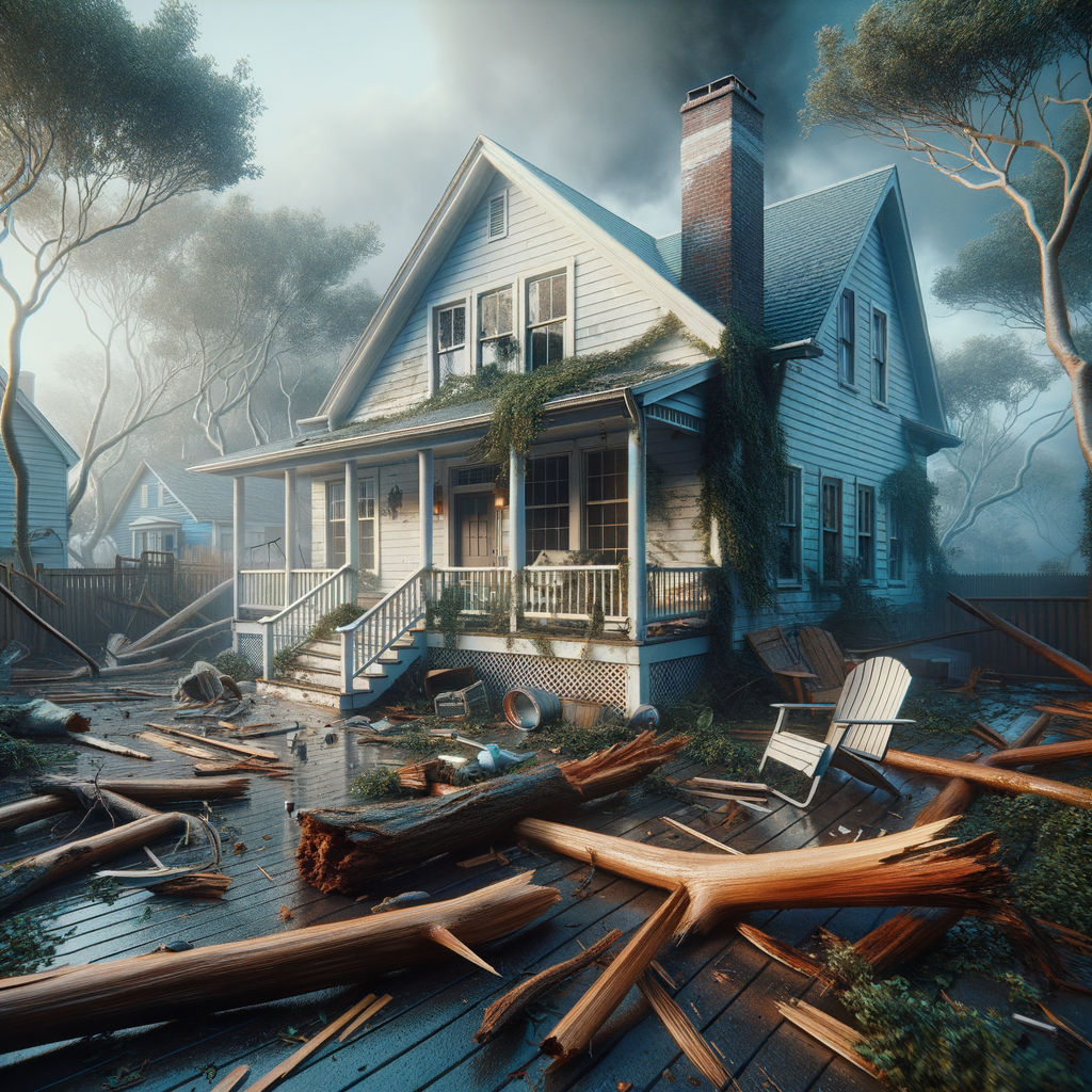 Storm Damage Restoration in Rockport